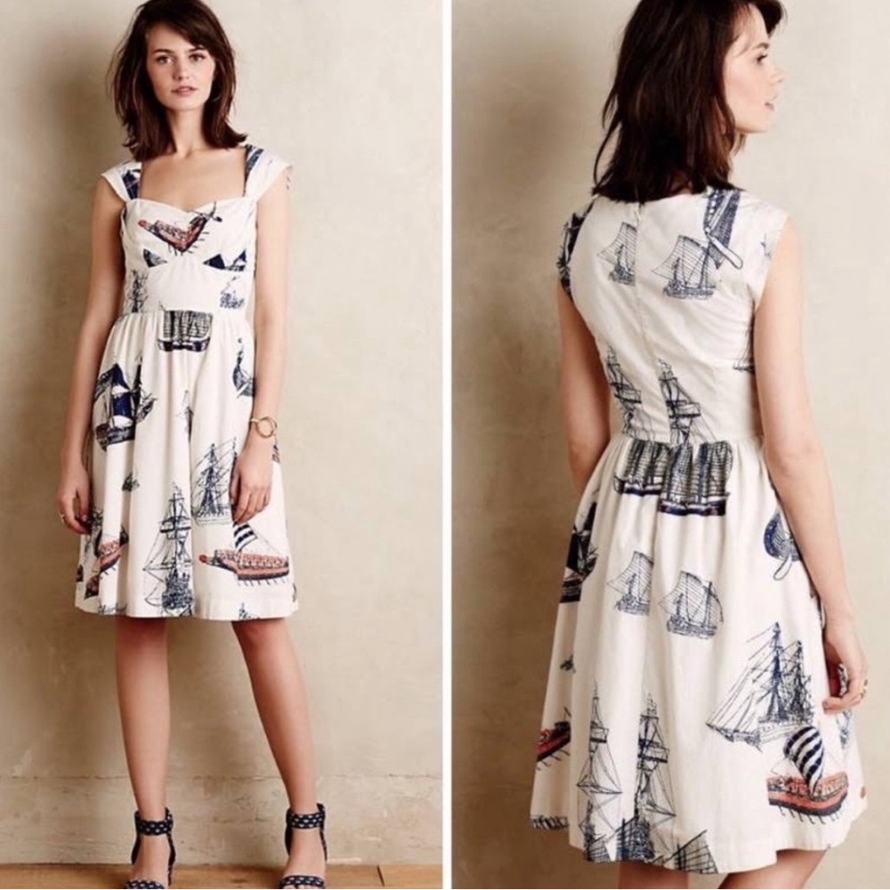 Anthropologie Bon Voyage Dress Size xxs